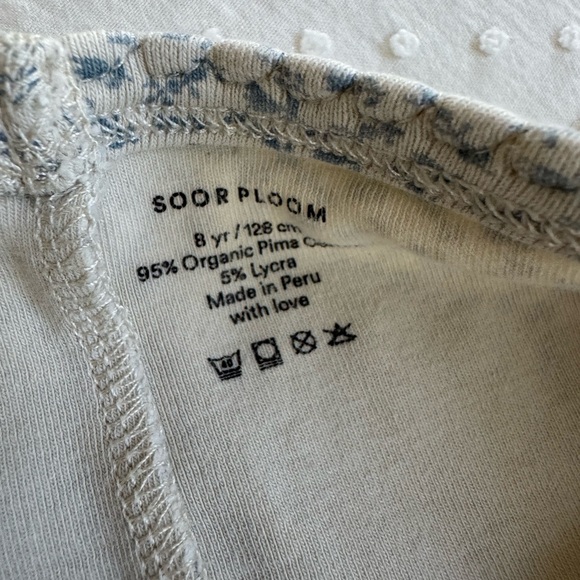 Soor Ploom Blue Floral Leggings - Picture 3 of 3